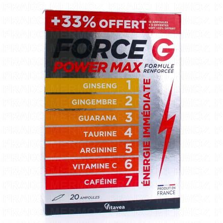 Force G Power Max 20 ampoules