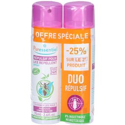 Spray Répulsif Poux x2