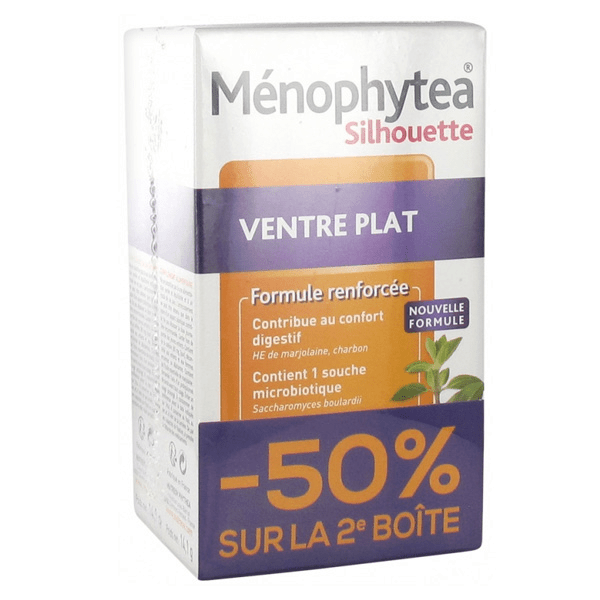 Physcience Phytea Ménophytea Silhouette Ventre Plat Formule Renforcée Lot de 2 x 30 gélules