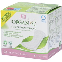 Organyc® Protège-Slips Pocket Flux Léger 24 protège-slips