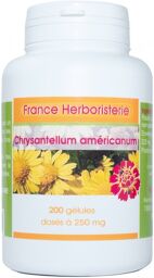 GELULES CHRYSANTELLUM Americanum 200 gélules dosées à 200 mg.
