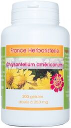 GELULES CHRYSANTELLUM Americanum 200 gélules dosées à 200 mg.
