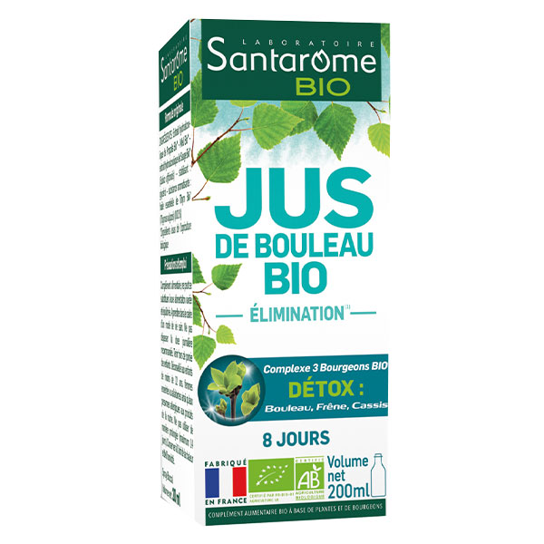 - Jus de Bouleau Bio - Draine & Détoxifie - 200ml