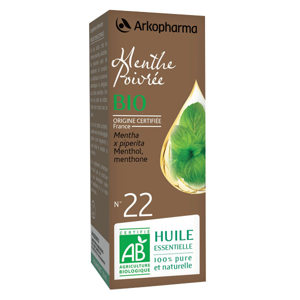 Huile Essentielle Bio Menthe Poivrée N°22 10ml
