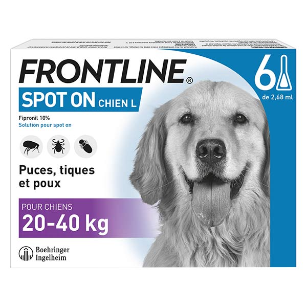 Spot On Chien L 6 pipettes