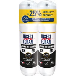 -Zones Infestees- Anti-moustiques - Spray répulsif peau - Protection contre les piqûres de moustiques - Zones Infestées - 100 ml Lot de 2 -25%