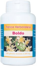 GELULES BOLDO feuille 200 gélules dosées à 200 mg.