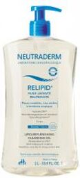 Relipid+ Huile Lavante Relipidante Peaux Sensibles et Très Sèches 1 L  - Flacon-Pompe 1000 ml