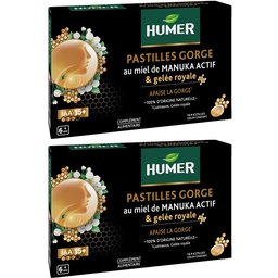 Pastilles Gorge Miel Manuka Actif & Gelée Royale