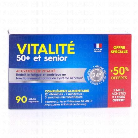 Vitalité 50+ et Sénior 90 gélules