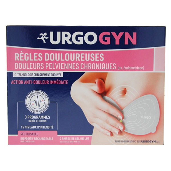 Urgogyn Patch Electrothérapie Règles Douloureuses Rechargeable
