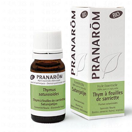 Huile essentielle Thym à feuilles de Sariette bio flacon 10ml