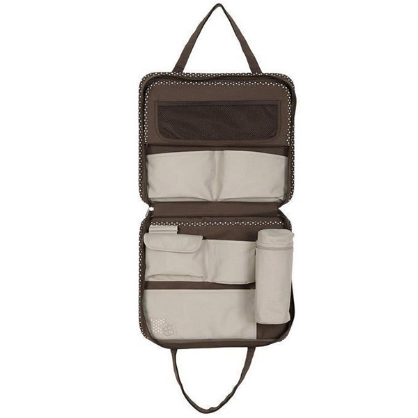 Organiseur de voyage chocolat/beige