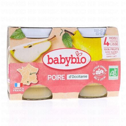 Fruits - Petits pots de poire dès 4 mois 2x130g
