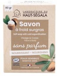 Savon à Froid Surgras Sans Parfum Certifié Bio - Pain 80 g