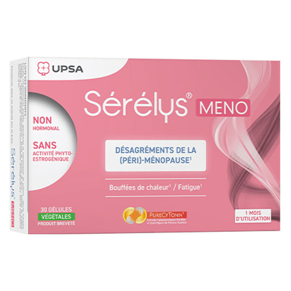 Meno Ménopause Bouffées de Chaleur Fatigue 30 gélules