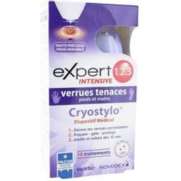 Novodex Expert 123 Intensive Verrues Tenaces Cryostylo 50ml