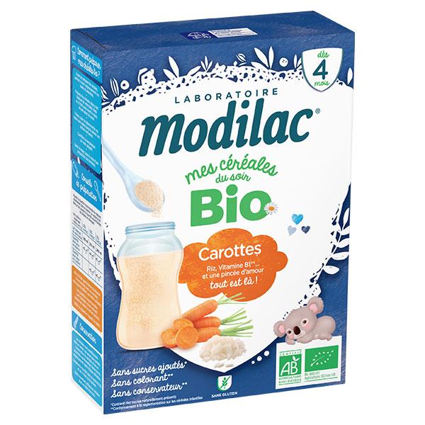 Mes Céréales du Soir Bio Riz Carotte Dès 4 mois 250g