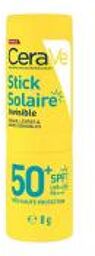 Stick Solaire Invisible Visages Lèvres et Zones Sensibles SPF50+ 8 g - Stick