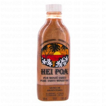 HEI POA Pur monoï de tahiti nacré or 100ml