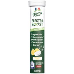 Electroboost - 20 comprimés effervescents au citron avec caféine