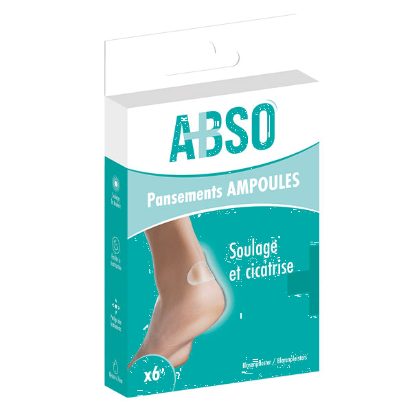ABSO Pansements ampoules - Boîte de 6