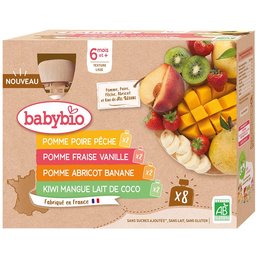 Multi-Parfums Gourdes Fruits dès 6 mois