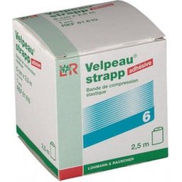 L&R Velpeaustrap Bla 2M5X 6Cm