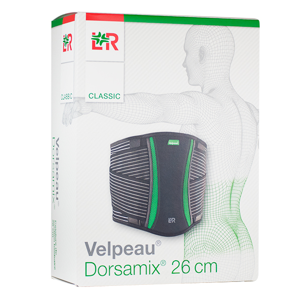Dorsamix Ceinture de Soutien Lombaire 26cm Taille 1 Noir Vert