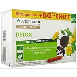 Arkofluides Détox Bio 30 Ampoules