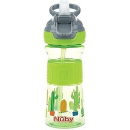 Flip-It Cup Soft Spout 360ml Green Grey 3 Years+ 1ut