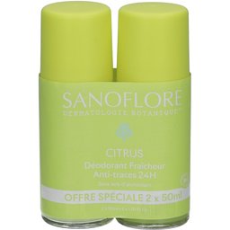 Déodorant Roll-On 24h Citrus x2