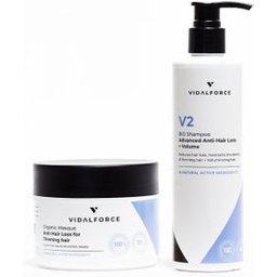 Pack V2 Shampooing + Masque anti-chute de cheveux Bio