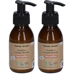 Comme Avant Dentifrice en Pâte à l'Argile Blanche sans Parfum