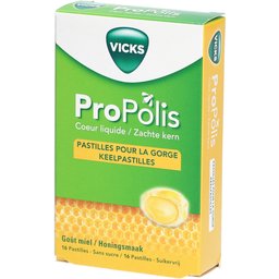 Propolis Pastilles Cœur Liquide 16 Pièces