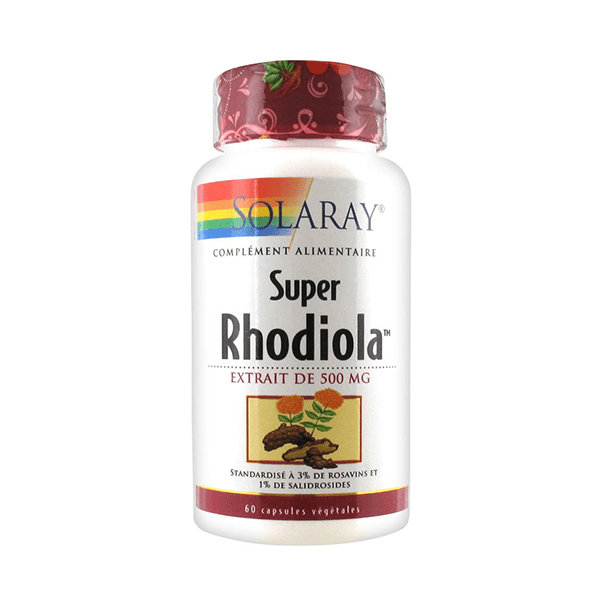 Super Rhodiola 500mg 60 capsules végétales