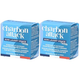 Charbon Attack Soin Lavant Visage