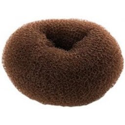Noeud papillon rond en peluche brun 35cm 04435 65 1pc