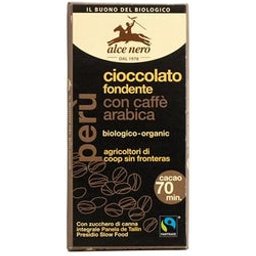 Chocolat Noir avec Café Arabica Bio 50g