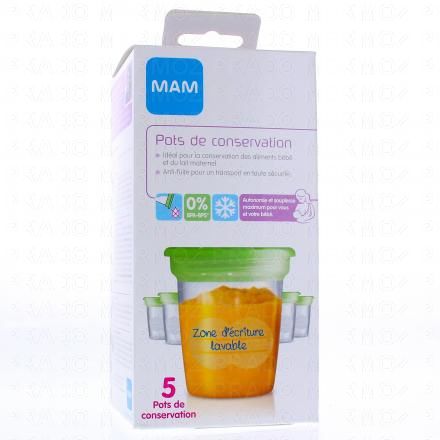 Pots de conservation x5