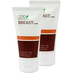 500Cosmetics Breast Cream Crema Para Aumento Senos 2x100ml