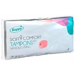 Tampons lubrifiés Soft Comfort sans bandelettes 4 pièces