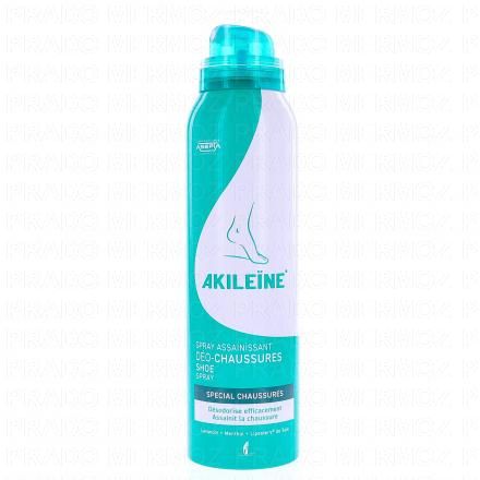 AKILEINE Vert - Spray Aseptisant Déo Chaussures 150mL