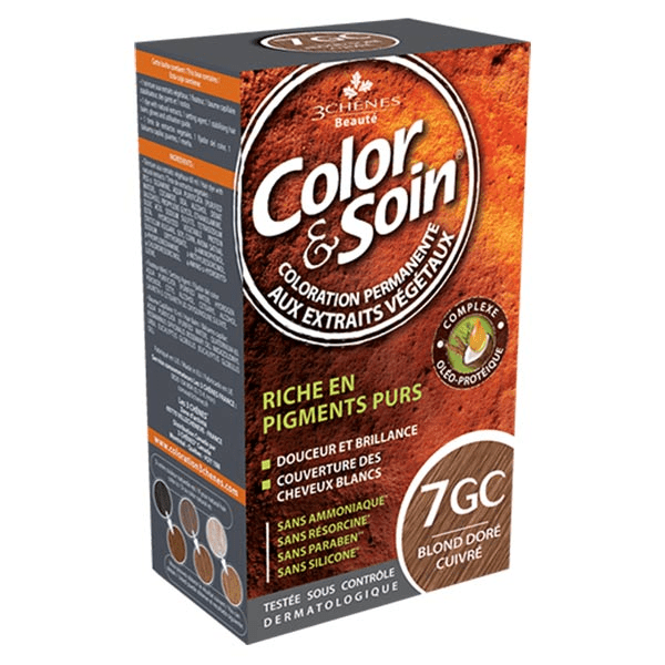 Color & Soin Coloration Permanente N°7GC Blond Doré Cuivré