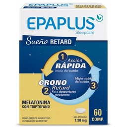 Melatonin Forte + 1,98mg et Tryptophan 60caps