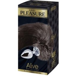 Anal Pleasure Plug Métal Queue de Renard Taille M 1ut
