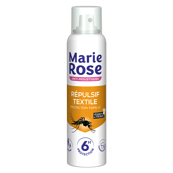 Les Anti-Moustiques Répulsifs Protection Famille Spécial Textile 150ml