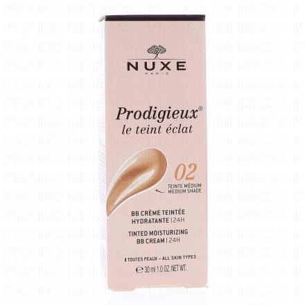 Prodigieux BB Crème Hydratante Teintée teinte medium 02