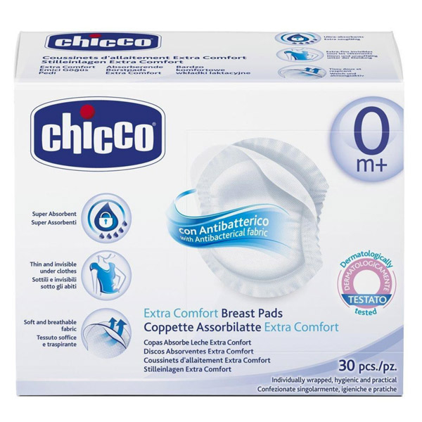 Allaitement Coussinet Anti-Bactériens 30 unités
