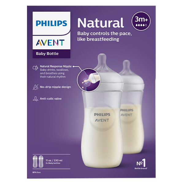 Biberon Natural Response 3.0 Lot de 2 x 330ml